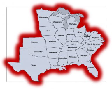 Gradall Map
