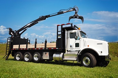 rail log truck